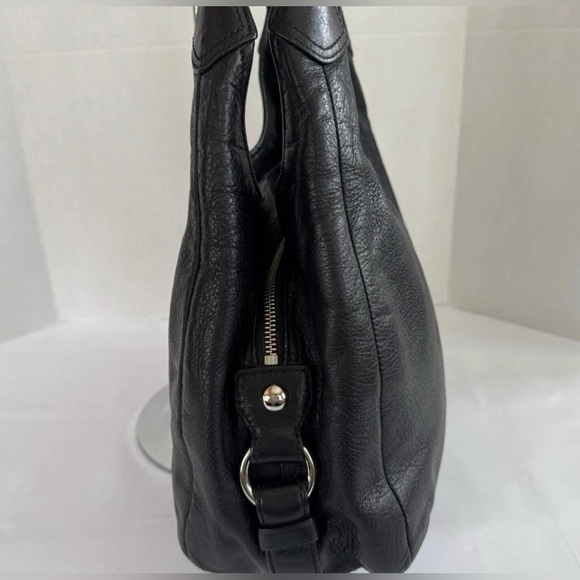 Coach G1271- 21225 Madison Maggie Black Leather Hobo Shoulder Tote Bag Supple - Picture 6 of 13